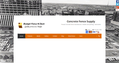 Desktop Screenshot of concretefencesupply.com